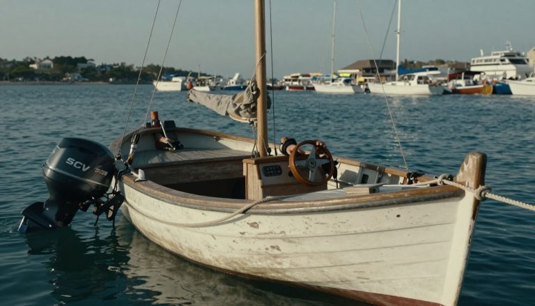petit bateau côtier naviguant sans permis près du rivage