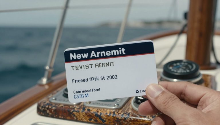 main tenant un permis bateau carte bancaire dans un cockpit de bateau