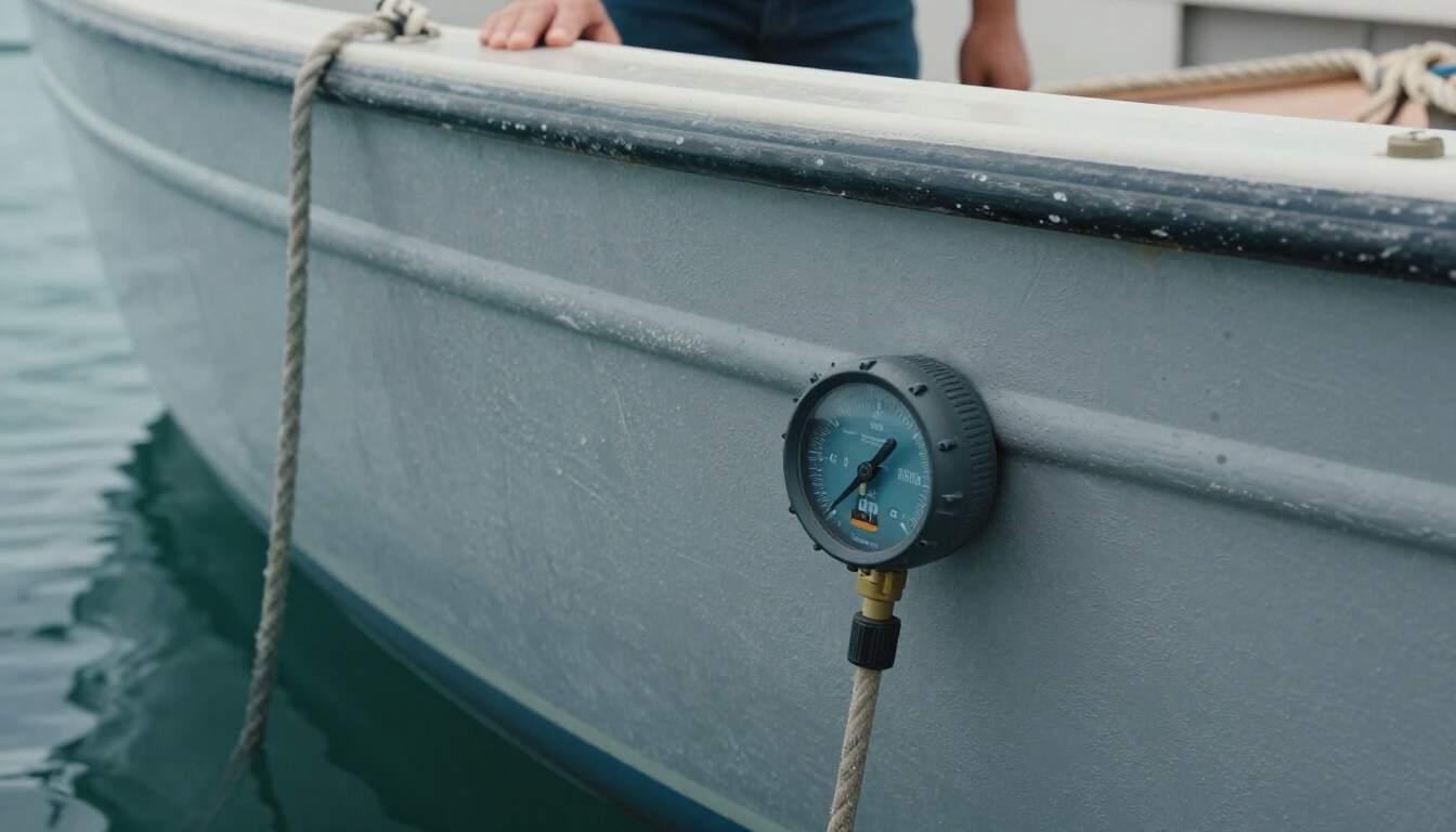 diagnostic humidité sous la ligne de flottaison du bateau